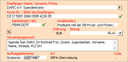 Screenshot Onlinebanking